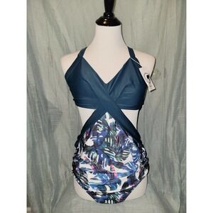 NWT Tropical swimsuit xl